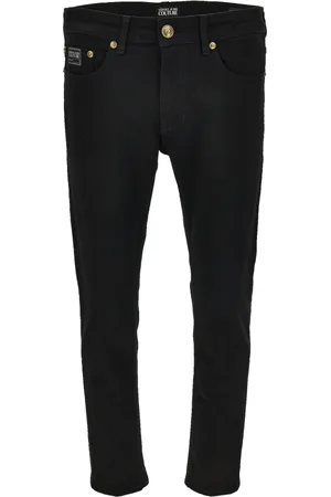 VERSACE Hombre, Vaqueros, Negro, Talla: W33