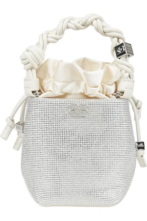 Ganni Mujer, Bolsos, Blanco, Talla: ONE Size