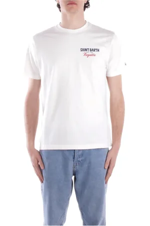 MC2 SAINT BARTH Hombre, Camisetas, Blanco, Talla: M