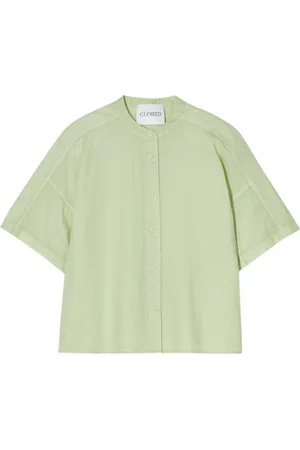 Closed Mujer, Blusas y Camisas, Verde, Talla: XS