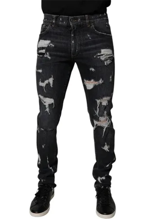 Dolce & Gabbana Hombre, Vaqueros, Negro, Talla: M