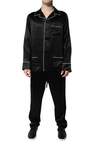 Dolce & Gabbana Hombre, Pijama, Negro, Talla: L