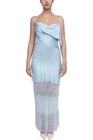 Pinko Mujer, Vestidos, Azul, Talla: S
