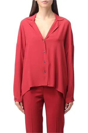 Patrizia Pepe Mujer, Blusas y Camisas, Rojo, Talla: M