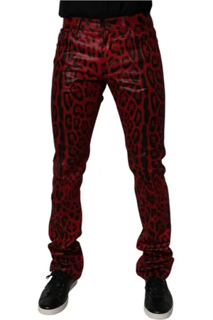 Dolce & Gabbana Hombre, Vaqueros, Rojo, Talla: M