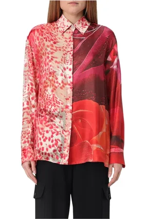 Roberto Cavalli Mujer, Blusas y Camisas, Rojo, Talla: M