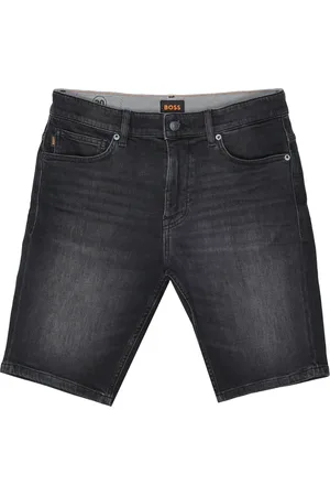 HUGO BOSS Hombre, Pantalones cortos, Negro, Talla: W31