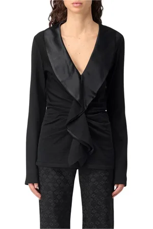 Alberta Ferretti Mujer, Camisetas, Negro, Talla: S
