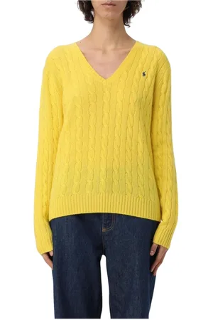 Ralph Lauren Mujer, Jerseys, Amarillo, Talla: XS