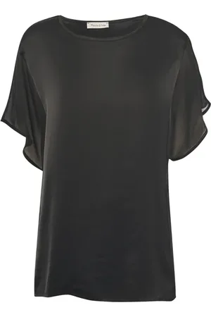 Manila Grace Mujer, Blusas y Camisas, Negro, Talla: XL