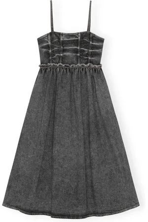 Ganni Mujer, Vestidos, Gris, Talla: L