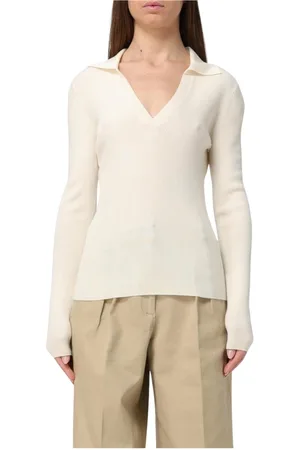 Allude Mujer, Jerseys, Blanco, Talla: L