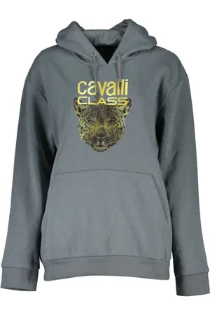 Roberto Cavalli Mujer, Sudaderas, Gris, Talla: M