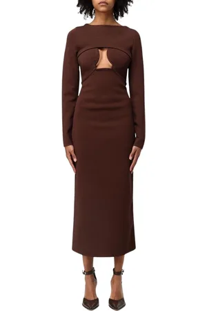 Cult Gaia Mujer, Vestidos, Marrón, Talla: S