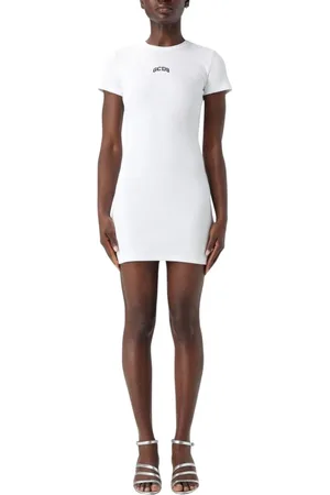 GCDS Mujer, Vestidos, Blanco, Talla: L