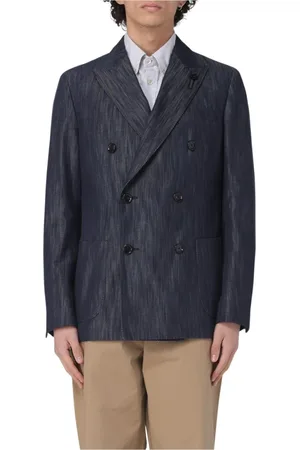 LARDINI Hombre, Chaquetas, Azul, Talla: S