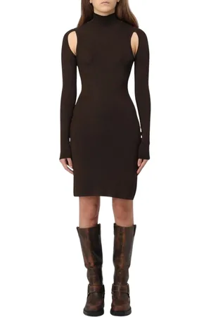 Helmut Lang Mujer, Vestidos, Marrón, Talla: M
