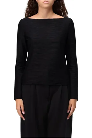 Emporio Armani Mujer, Camisetas, Negro, Talla: XL