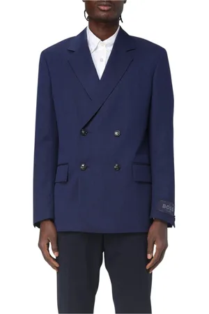 HUGO BOSS Hombre, Chaquetas, Azul, Talla: L