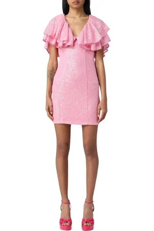 ROTATE Mujer, Vestidos, Rosa, Talla: XS