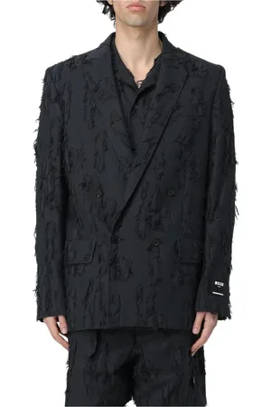 Msgm Hombre, Chaquetas, Negro, Talla: M