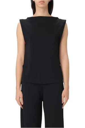 LIVIANA CONTI Mujer, Camisetas, Negro, Talla: S