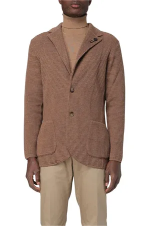 LARDINI Hombre, Chaquetas, Marrón, Talla: S