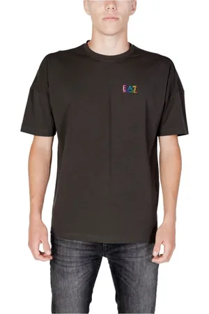 EA7 Hombre, Camisetas, Negro, Talla: S