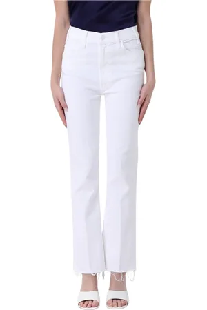 Mother Mujer, Vaqueros, Blanco, Talla: W26