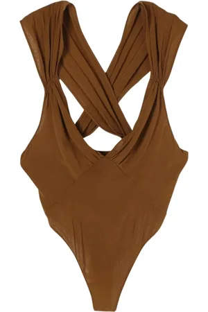 Saint Laurent Hombre, Camisetas, Marrón, Talla: L