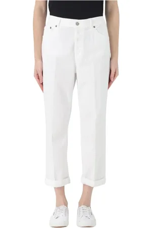 Dondup Mujer, Vaqueros, Blanco, Talla: W27