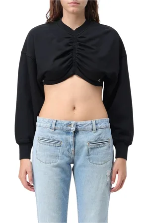 Palm Angels Mujer, Sudaderas, Negro, Talla: S