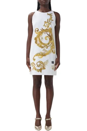 VERSACE Mujer, Vestidos, Blanco, Talla: S