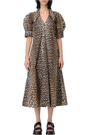 Ganni Mujer, Vestidos, Marrón, Talla: S