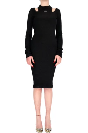 VERSACE Mujer, Vestidos, Negro, Talla: S