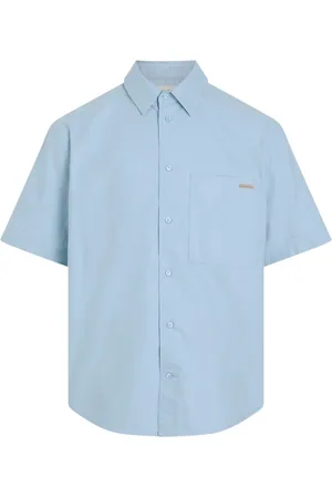 Calvin Klein Hombre, Camisas, Azul, Talla: S