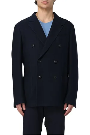 LARDINI Hombre, Chaquetas, Azul, Talla: L