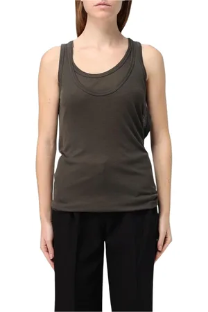 Helmut Lang Mujer, Camisetas, Gris, Talla: L