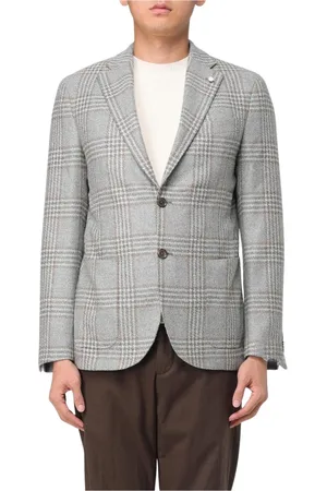 LUIGI BIANCHI MANTOVA Hombre, Chaquetas, Gris, Talla: M