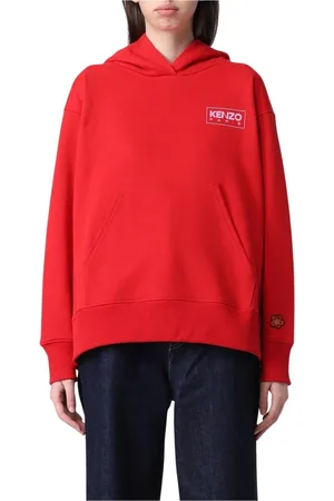 Kenzo Mujer, Sudaderas, Rojo, Talla: L