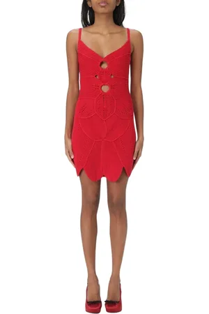 Cult Gaia Mujer, Vestidos, Rojo, Talla: S