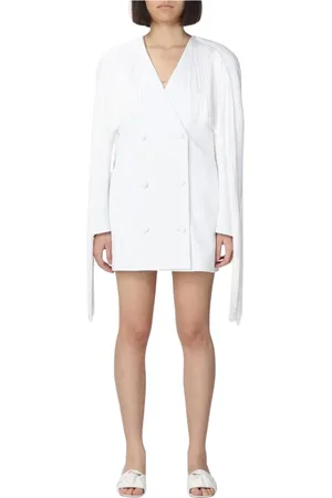 Pinko Mujer, Vestidos, Blanco, Talla: S