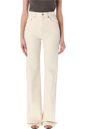 Saint Laurent Mujer, Vaqueros, Blanco, Talla: W29