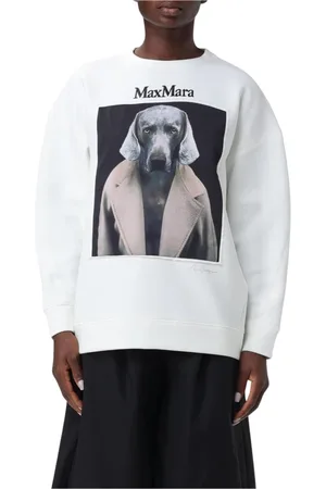 Max Mara Mujer, Sudaderas, Blanco, Talla: L