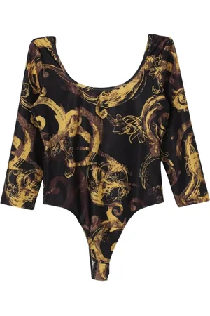 VERSACE Mujer, Camisetas, Negro, Talla: 3XS