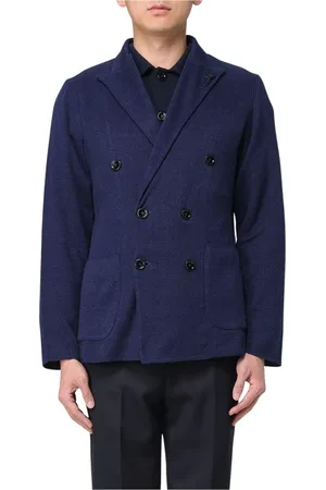 LARDINI Hombre, Chaquetas, Azul, Talla: M