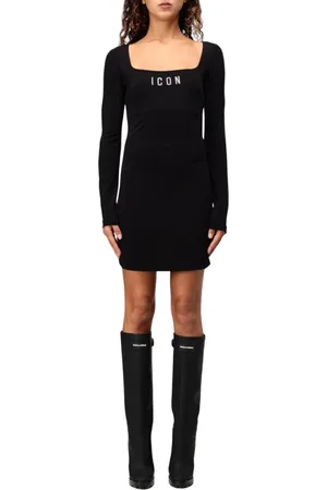 Dsquared2 Mujer, Vestidos, Negro, Talla: S
