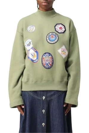Kenzo Mujer, Sudaderas, Verde, Talla: M