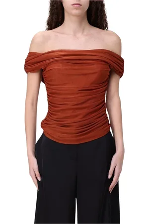 HANITA Mujer, Camisetas, Naranja, Talla: L