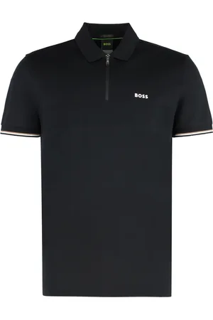 HUGO BOSS Hombre, Camisetas, Negro, Talla: S